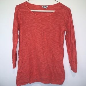 Lightweight coral sweater